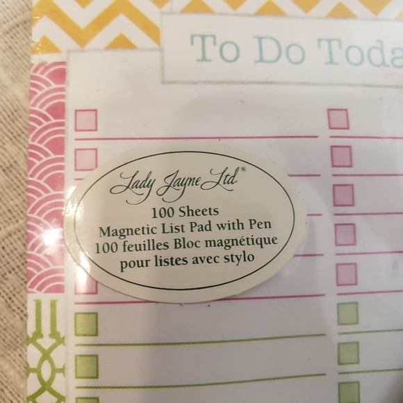 NWT LADY JAYNE magnetic notepads lists - Picture 4 of 7